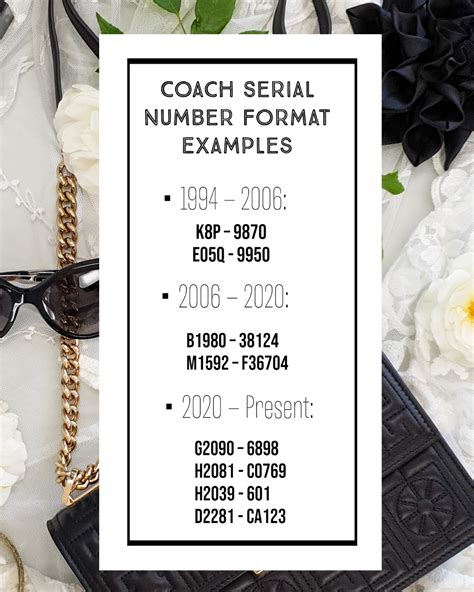 coach club serial numbers.